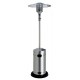 Parasol chauffant inox